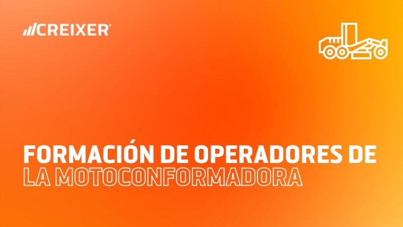 Formación de Operadores de la Motoconformadora