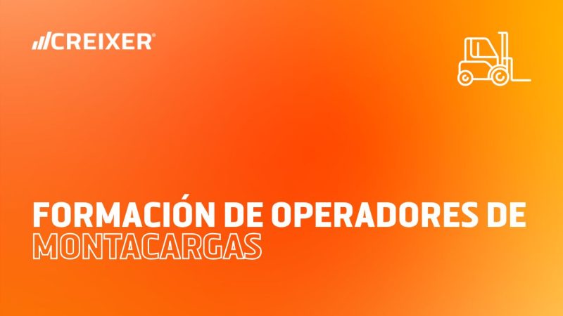 Formación de Operadores de Montacargas Hombre Parado
